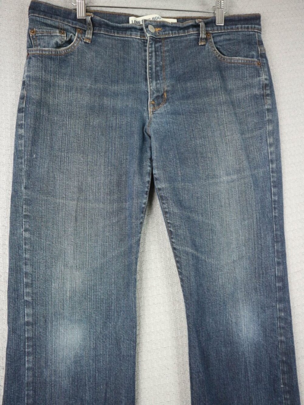 Gap Low Rise Boot Cut Denim Jeans Faded Womens Size 12 - Picture 3 of 11